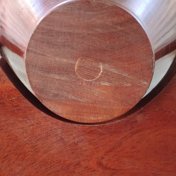 Wooden Barrel Set with 6 Glasses, Vintage Stand Caddy 9.5" - Picture 15 of 16